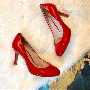 Vince Camuto Red Leather Heels